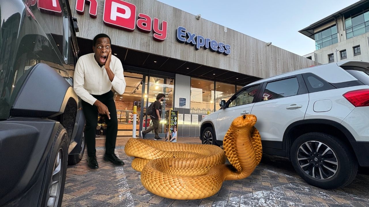 Deadly Snake At A Gas Station