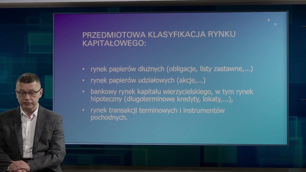 Rynek kapitałowy – dr Arkadiusz Niedźwiecki