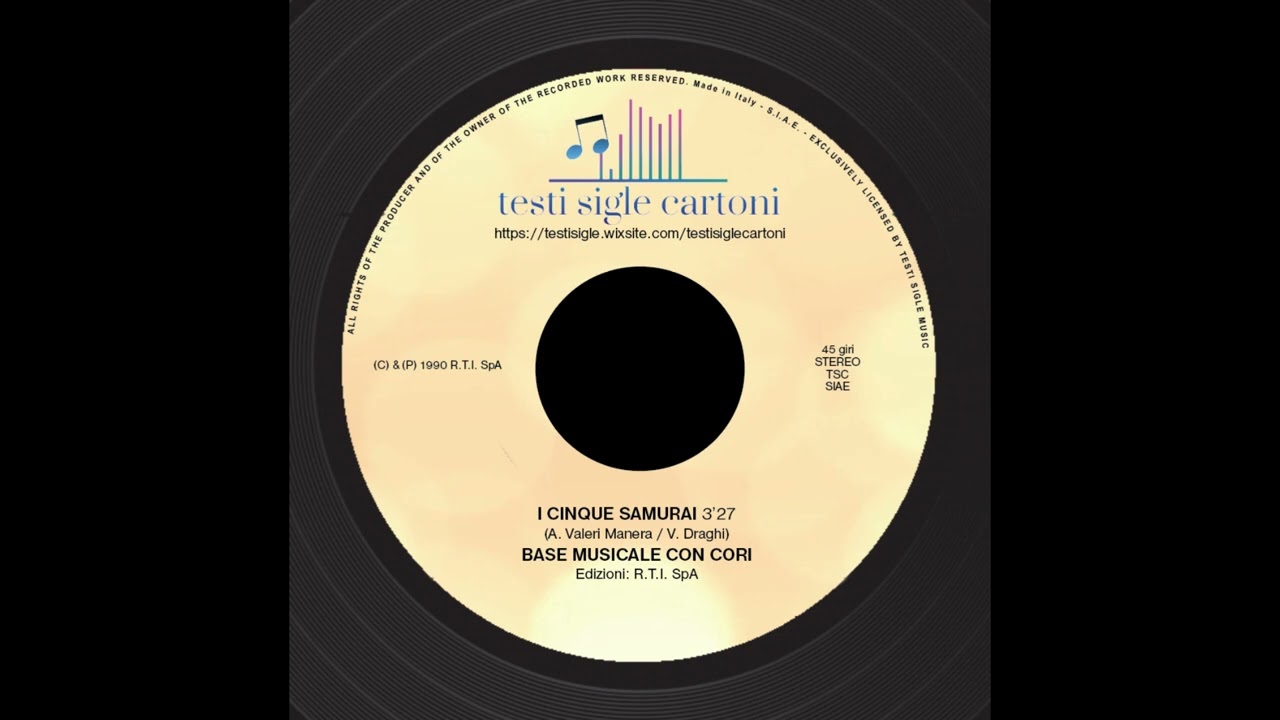 I cinque samurai (base musicale con cori)
