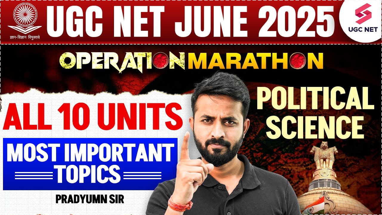 UGC NET 🎉Surprise Marathon Revision Session | UGC NET Political Science Classes | Pradyumn Sir