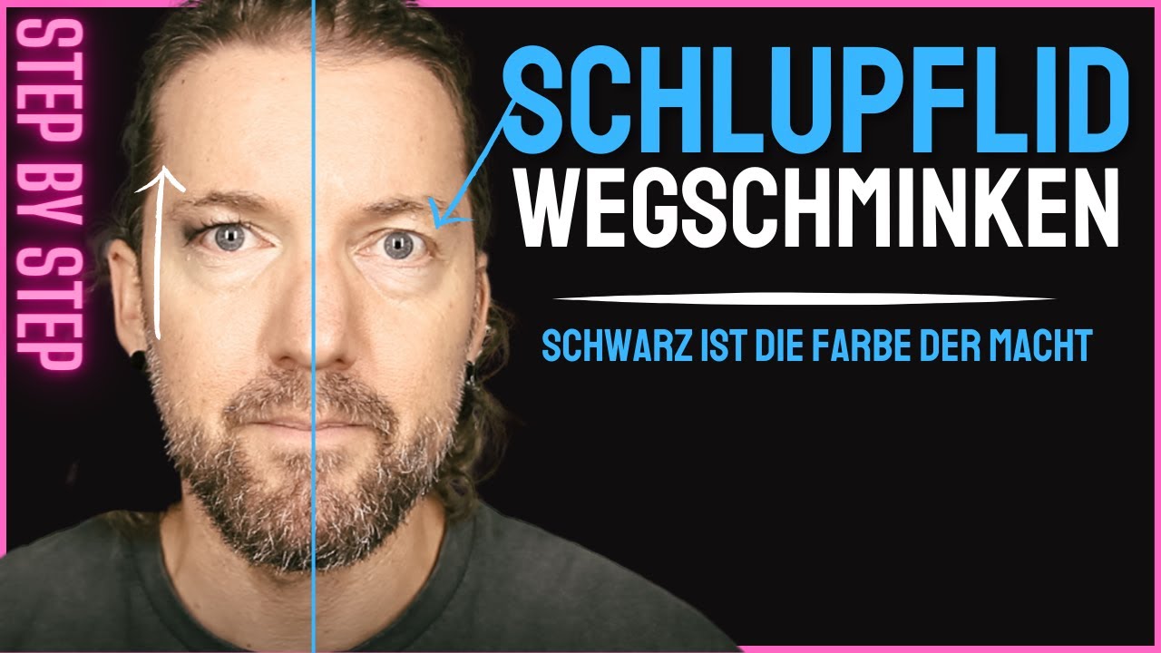 Schlupflid WEGSCHMINKEN - schwarz ist die Farbe der Macht dafür!