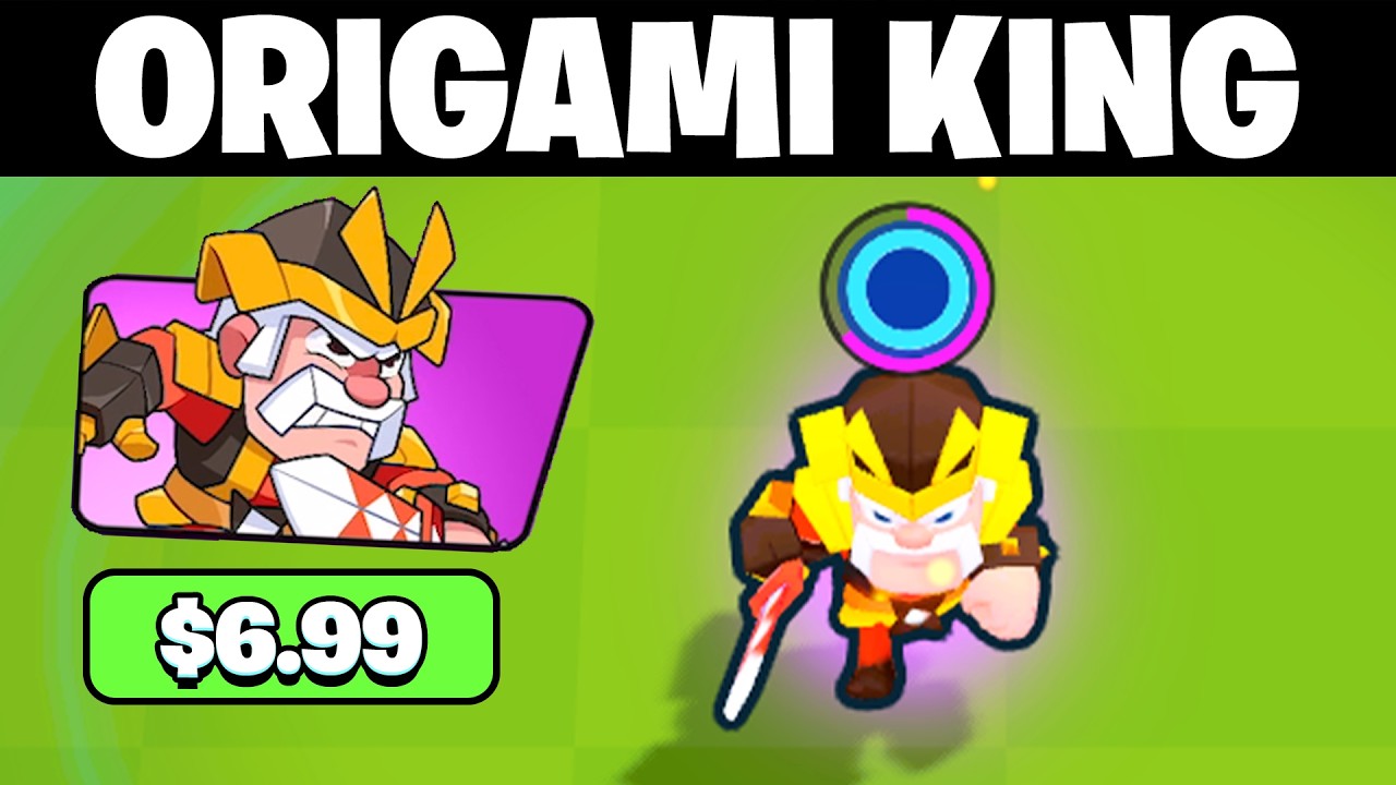 Buying The NEW Origami King In Squad Busters