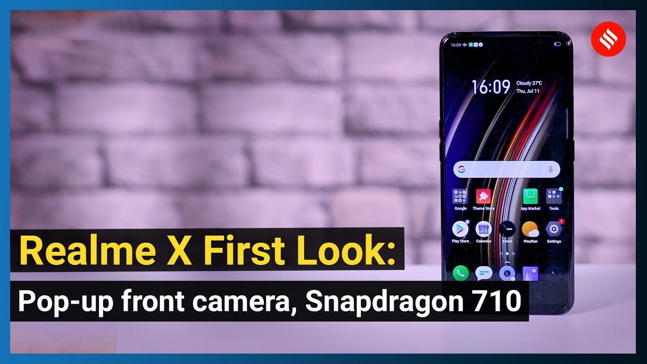 Realme X First Look: Pop-up front camera, Snapdragon 710