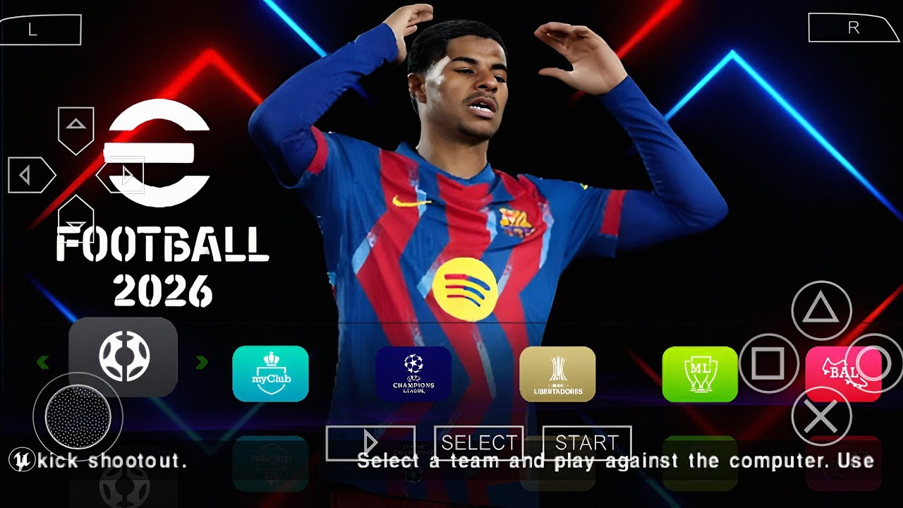 eFootball PES 2026 PPSSPP DOWNLOAD ORIGINAL ISO PES 26 PSP Full Update New Transfers & Kits 26 HD
