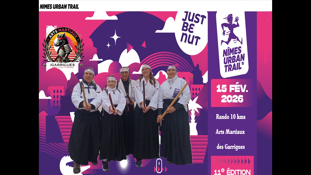 Niimes Urban Trail 2026 Arts Martiaux des Garrigues
