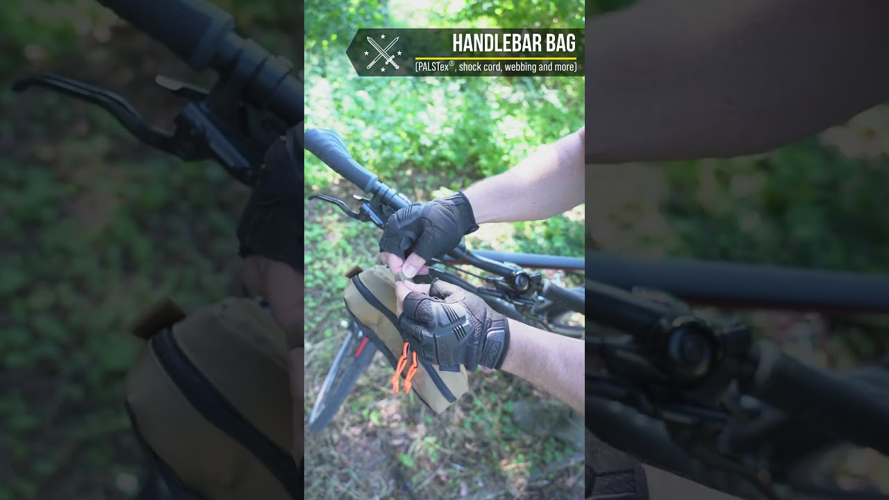 Handlebar Bag - Demo - PALSTEX&reg; - TACTICALTRIM #reel #short