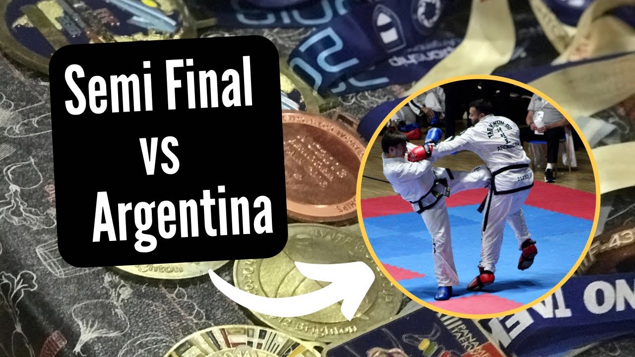 TaekwonDo ITF - Mundial Ámsterdam 2022 -Semis Lucha Adultos +82kg - Facundo Jimenez vs J. Teysandier