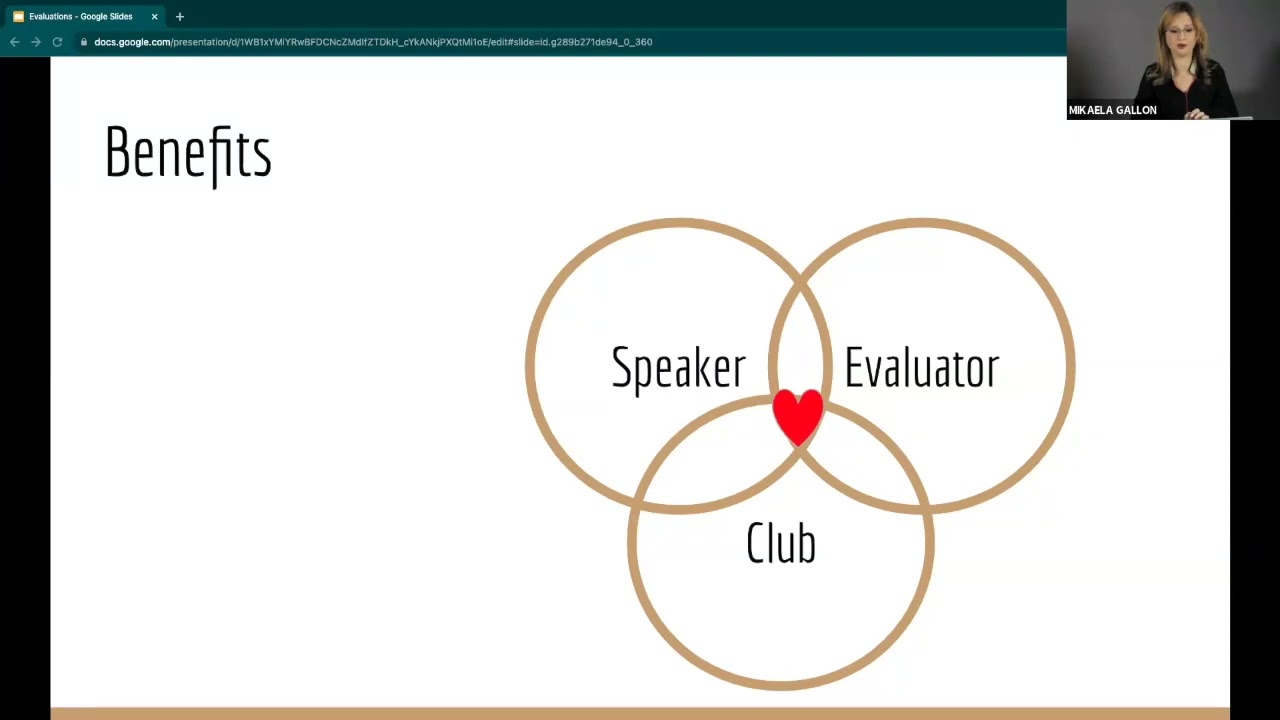 Mikaela Gallon Educational:  Evaluation Speech