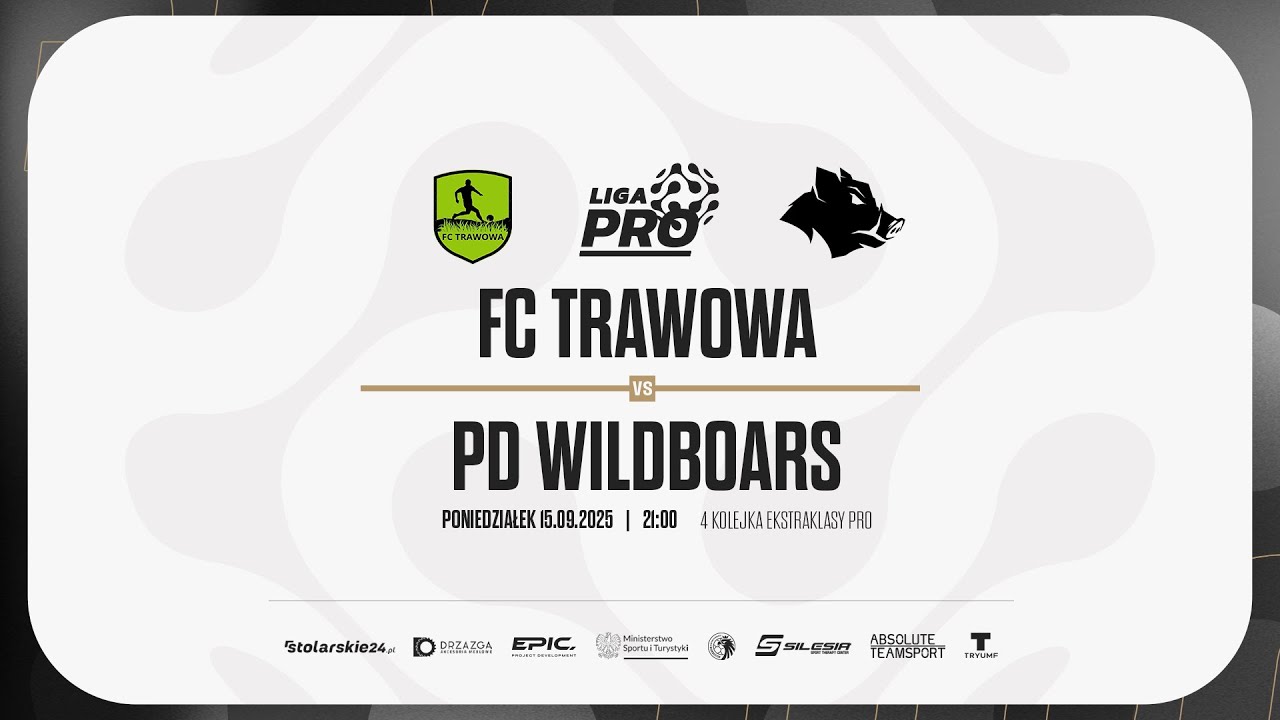 FC TRAWOWA - PD WILDBOARS | PRO LIGA, Sezon Jesień 2025 - 15.09.2025