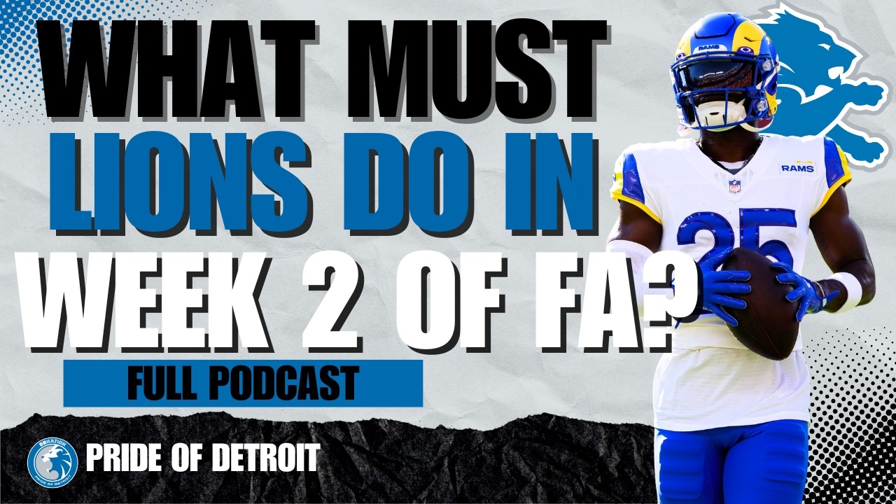 Lions Free Agency Urgency: What Needs to Happen Next?
