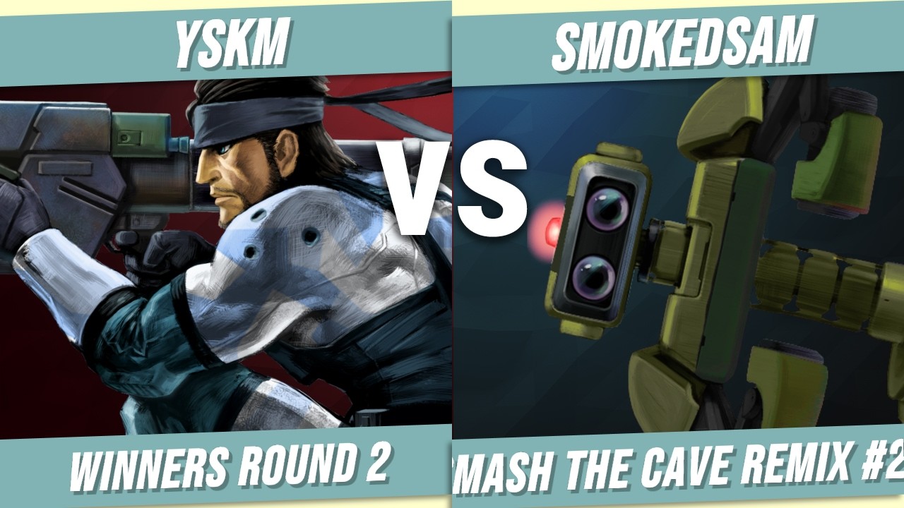 YSKM (Snake) vs SmokedSam (ROB) | Smash the Cave REMIX #23 - Winners Round 2