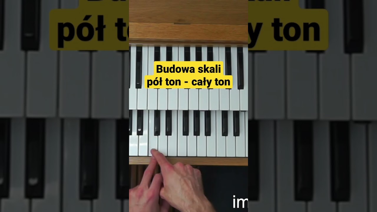 Budowa skali p&oacute;ł ton - cały ton #improakademia #patrykpodwojski