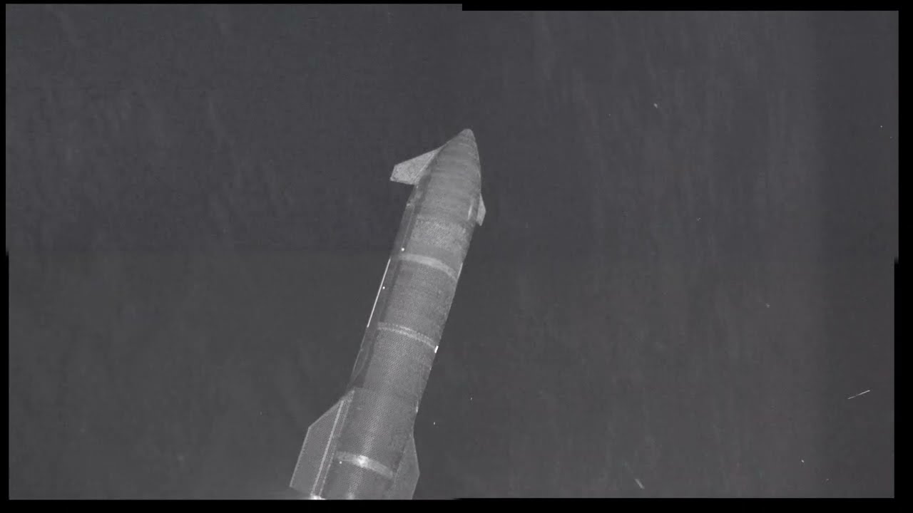 SpaceX Shares View of Starship in space from a Starlink V3 satellite on Flight 13