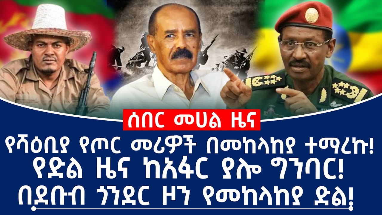 የሻዕቢያ የጦር መሪዎች በመከላከያ ተማረኩ!የድል ዜና ከአፋር ያሎ ግንባር! በደቡብ ጎንደር ዞን የመከላከያ!#eritrea #isaiasafwerki #tplf