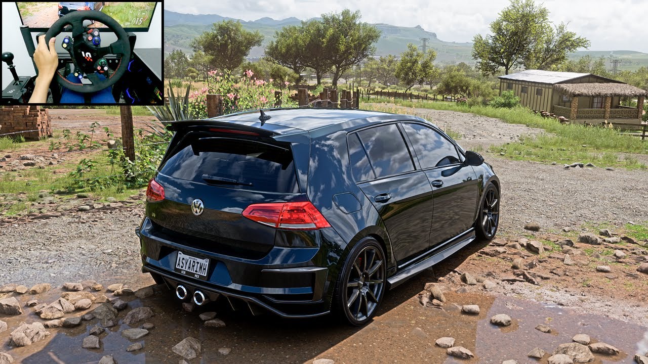 2021 Volkswagen GOLF R - Forza Horizon 5 | Simagic Alpha Ultimate gameplay