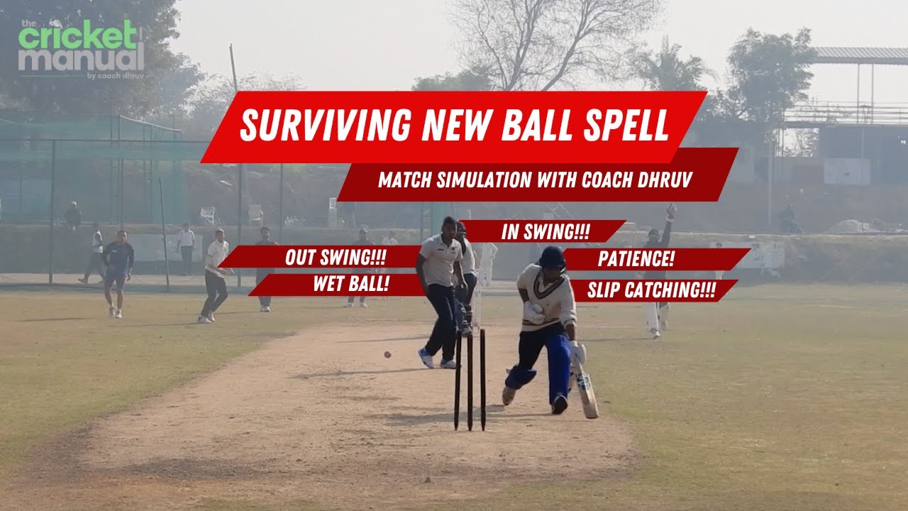 Match Simulation with New Ball | Coach Dhruv | In & Out Swing | Slip Catching