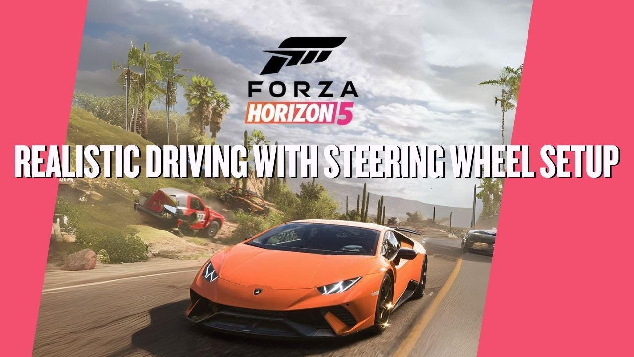 Forza Horizon 2 Realistic Driving on Xbox 360 | Steering Wheel Setup