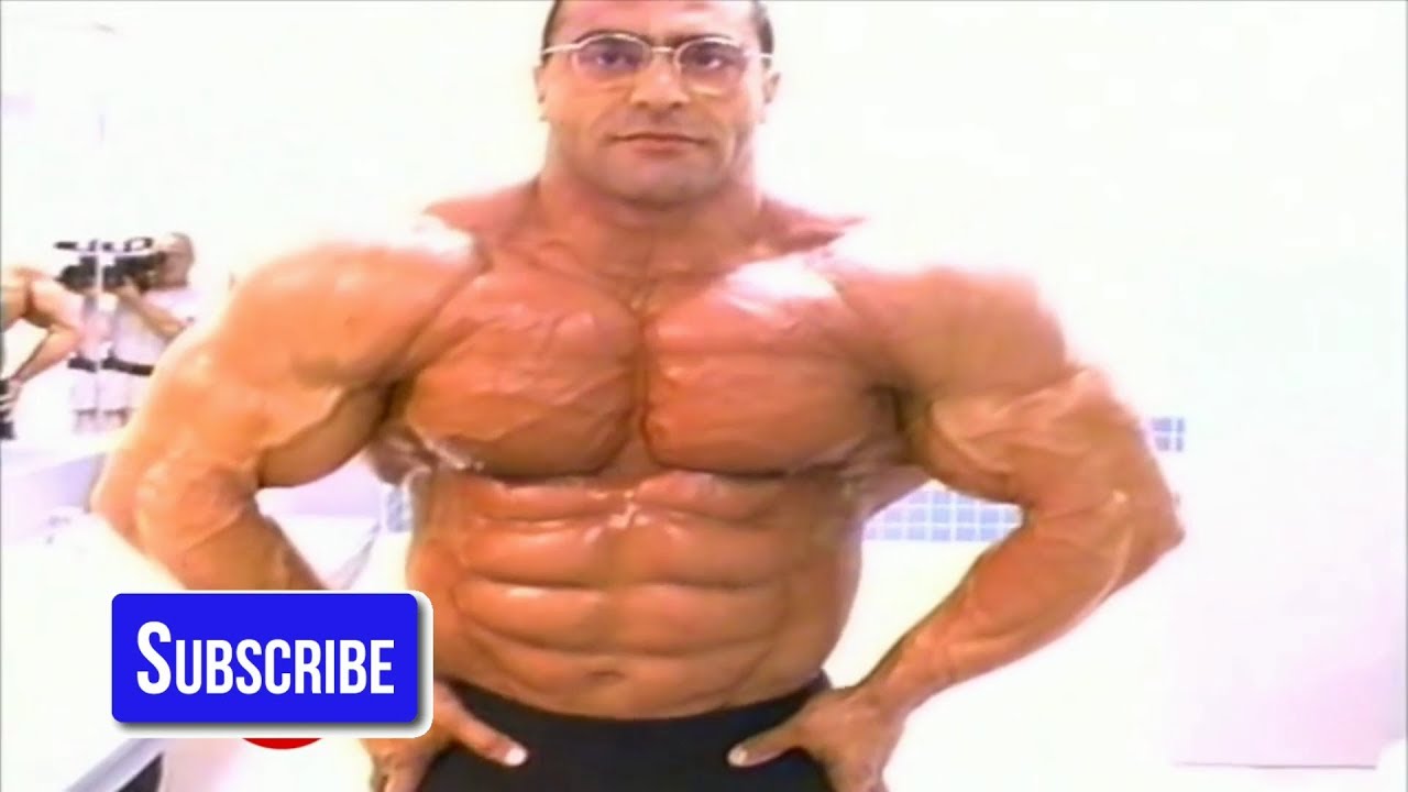 Nasser El Sonbaty - Arms, Traps & Calves Workout For 1997 Mr.Olympia - YouTube