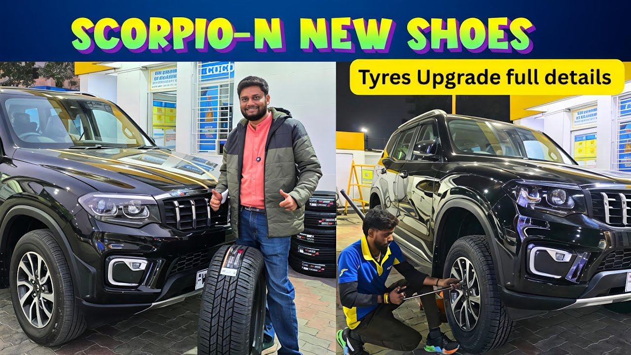 Scorpio-N Tyres Upgraded to Yokohama Geolandar AT Tyres । Better Living