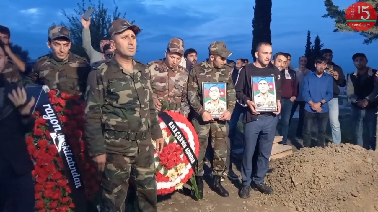 #sabirabad r Qaraqaşlı k #şəhid Məmmədhəsənov Qasım Bulal Oğlunun dəfni