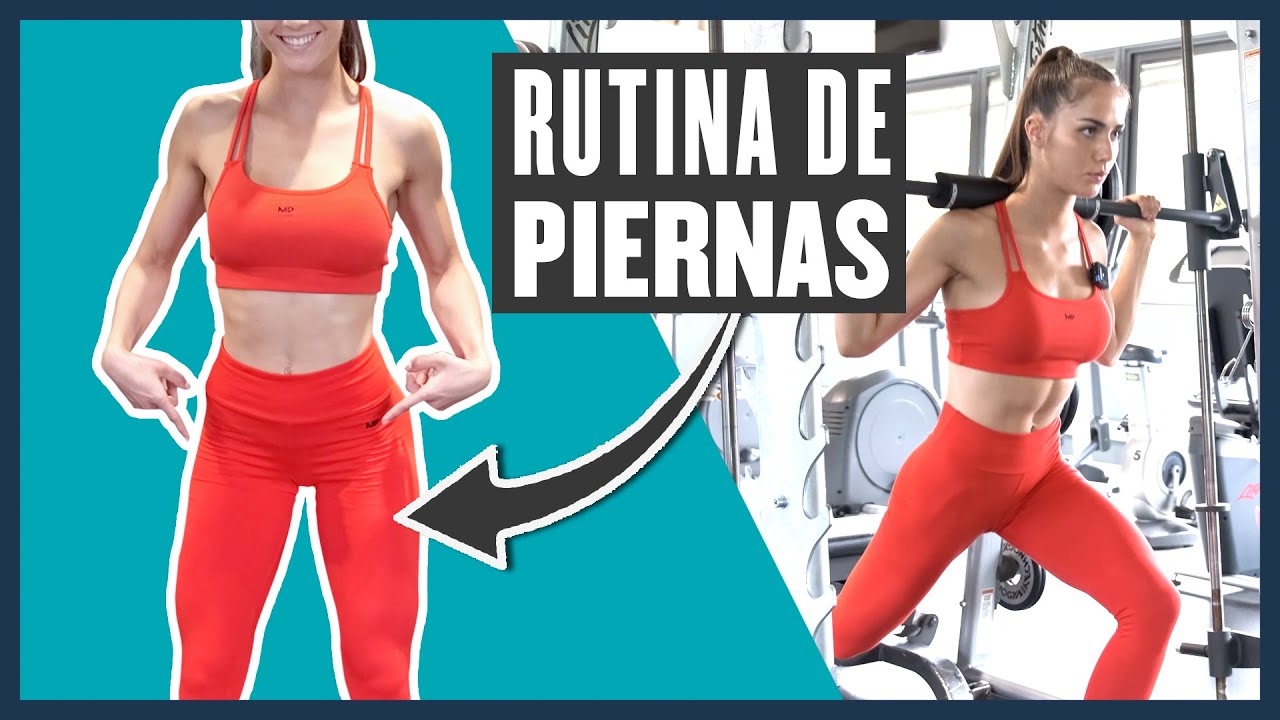MEJORES 6 EJERCICIOS DE PIERNAS para MUJERES en el GYM 💥  RUTINA COMPLETA para el gimnasio 💥