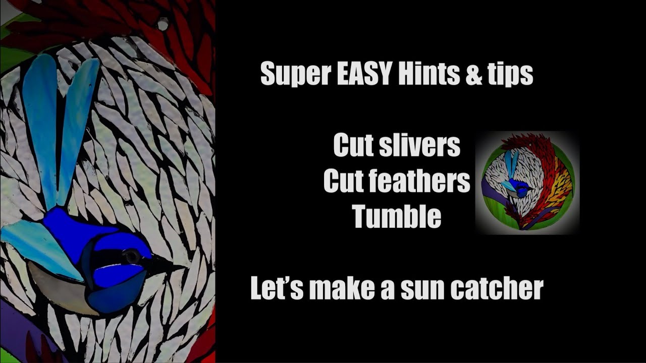 MOMENT 1:  Make & tumble Glass Feathers and Slivers - ADVENTURE Let’s make a GOG Suncatcher together