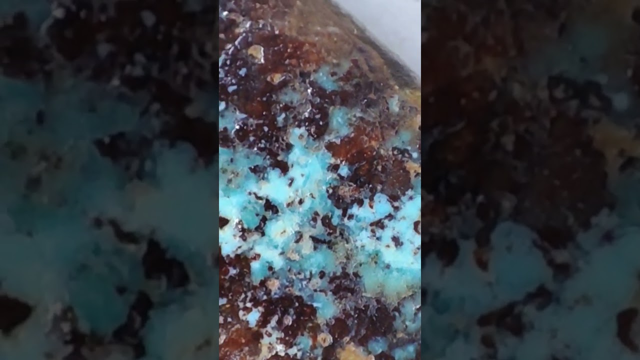Turquoise under a microscope #jewelrydesigner #love #jewelry #jewelrydesign