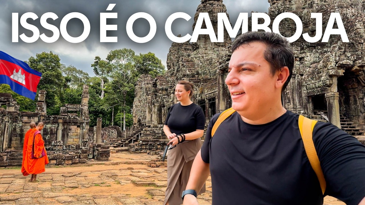 🇰🇭 FOI POR ISSO QUE VIEMOS FAZER NO CAMBOJA: O MAIOR TEMPLO DO MUNDO, ANGKOR WAT