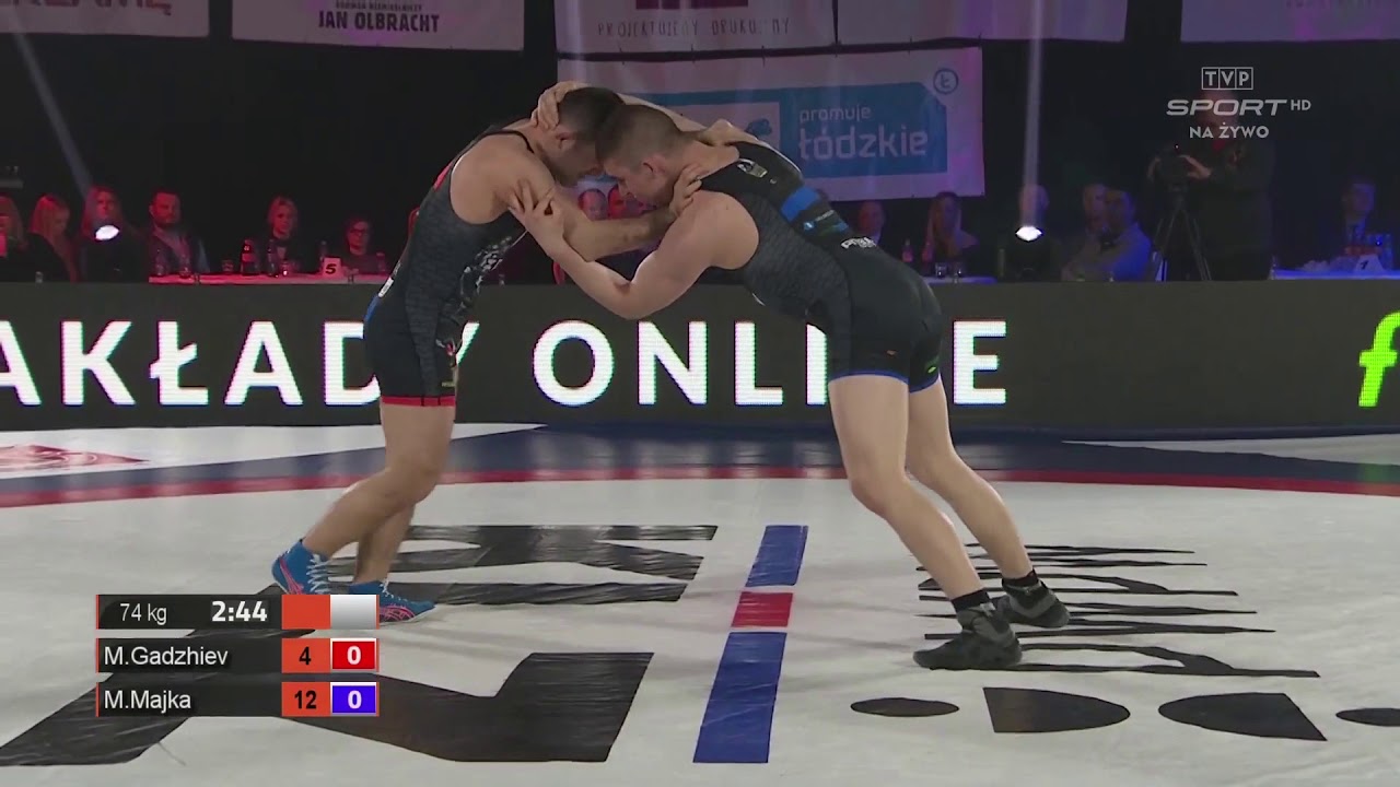 FS 74 kg: M. Gadzhiev vs M. Majka (5/9)