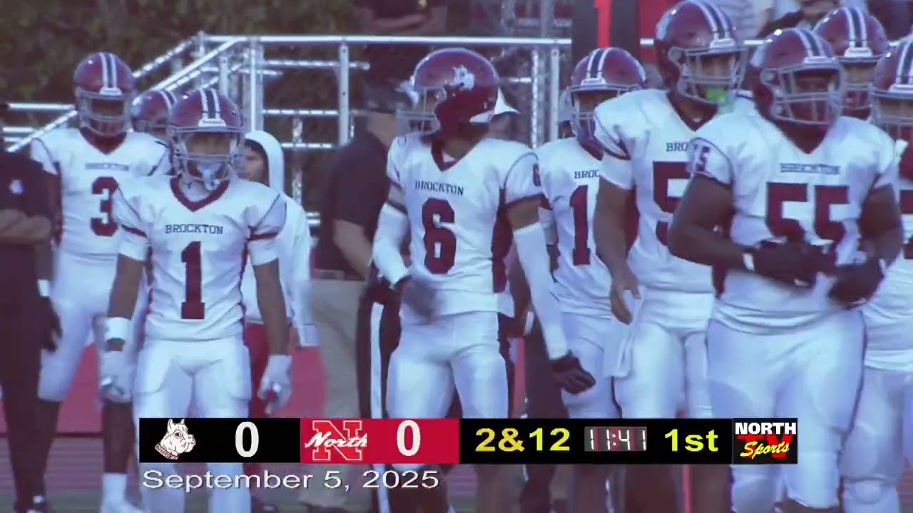 Brockton High School Football at North Attleboro 9-5-25