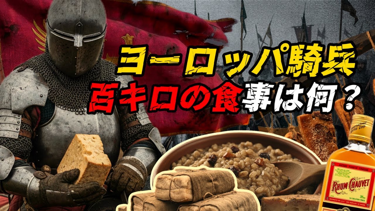 ヨーロッパ騎兵 ― 百キロ級騎兵の食事とは何か？