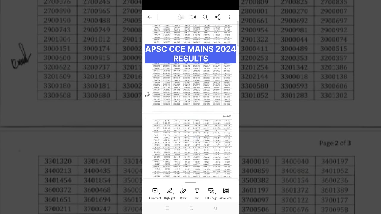 📌APSC MAINS 2024 results are out!! 