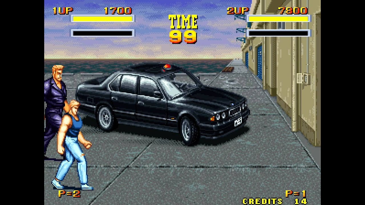 Burning Fight arcade 2 player Netplay 60fps