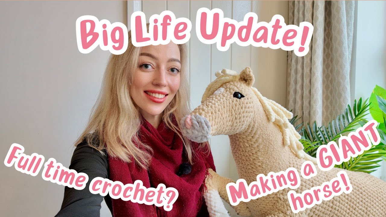 Leaving My Job & Going Full-Time Crochet | Business Update + Pattern Testing ✨💕