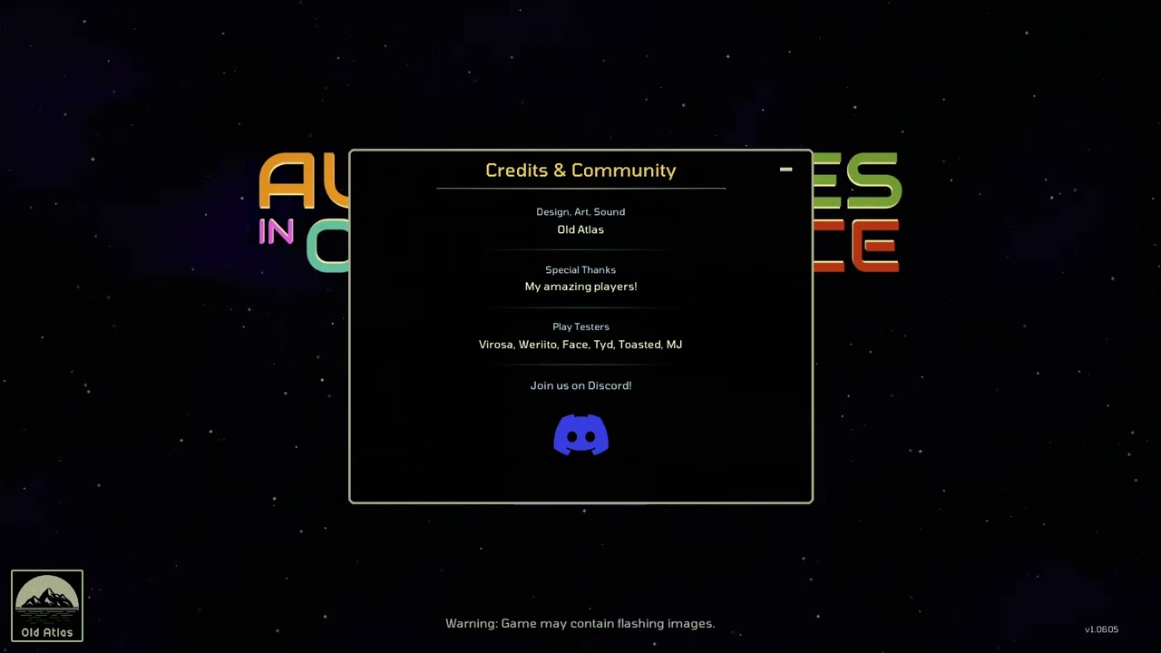 Auto Snakes in Outer Space (Credits) (Windows)