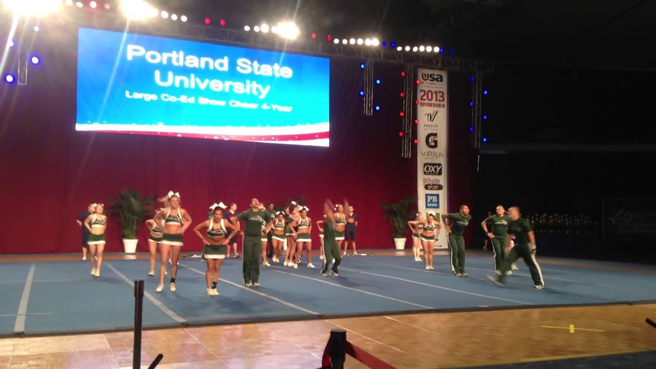 Portland State Cheerleading - 2013 USA Nationals Day 2
