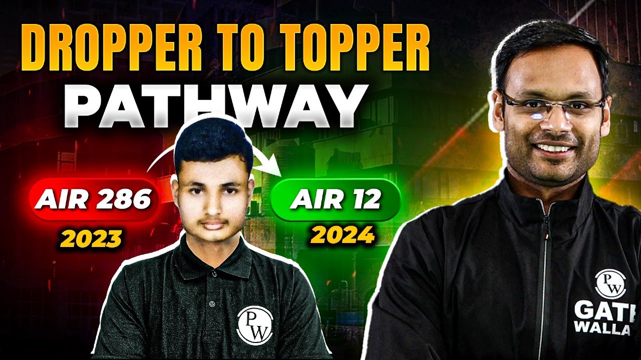 GATE 2025 Strategy for Dropper | Dropper To Topper Pathway