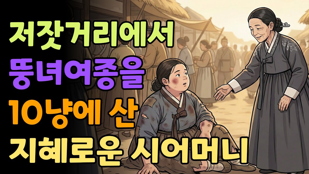 [조선야담소] 저잣거리에서 뚱녀여종을 10냥에 산 지혜로운 시어머니 야담ㅣ민담ㅣ설화ㅣ전설ㅣ조선야담ㅣ옛날이야기ㅣ오디오북ㅣ수면ㅣ잠잘때ㅣ권성징악ㅣ효도