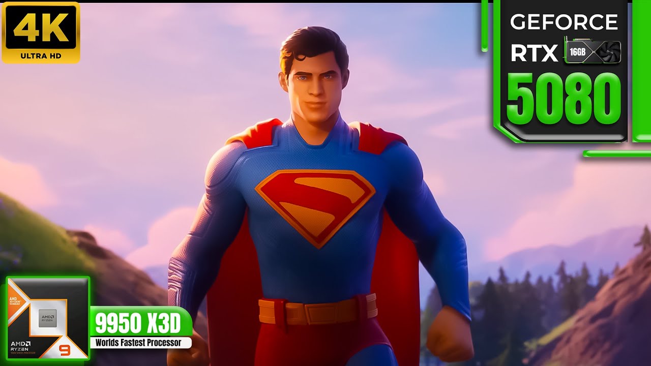Fortnite Chapter 6 Season 3 Super | RTX 5080 + Ryzen 9 9950X3D (4k Ultra Graphics + DLSS ON)