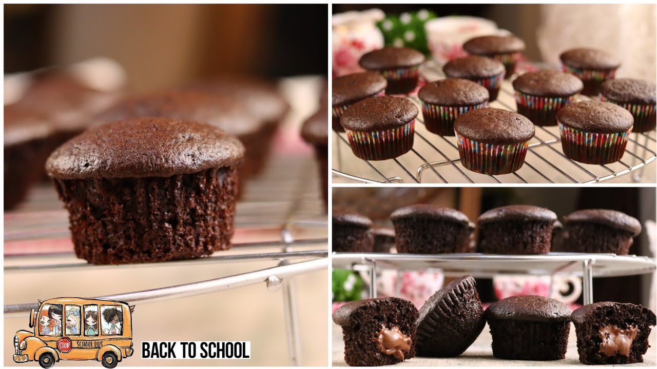 ألذ وأخف كب كيك شوكولاته في الخلاط بمقادير بسيطه والطعم حكايه🙈