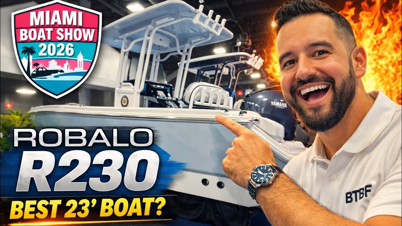 2026 Miami Boat Show Robalo R230 Center Console FULL Walkthrough | Is This the Ultimate 23’ Boat?