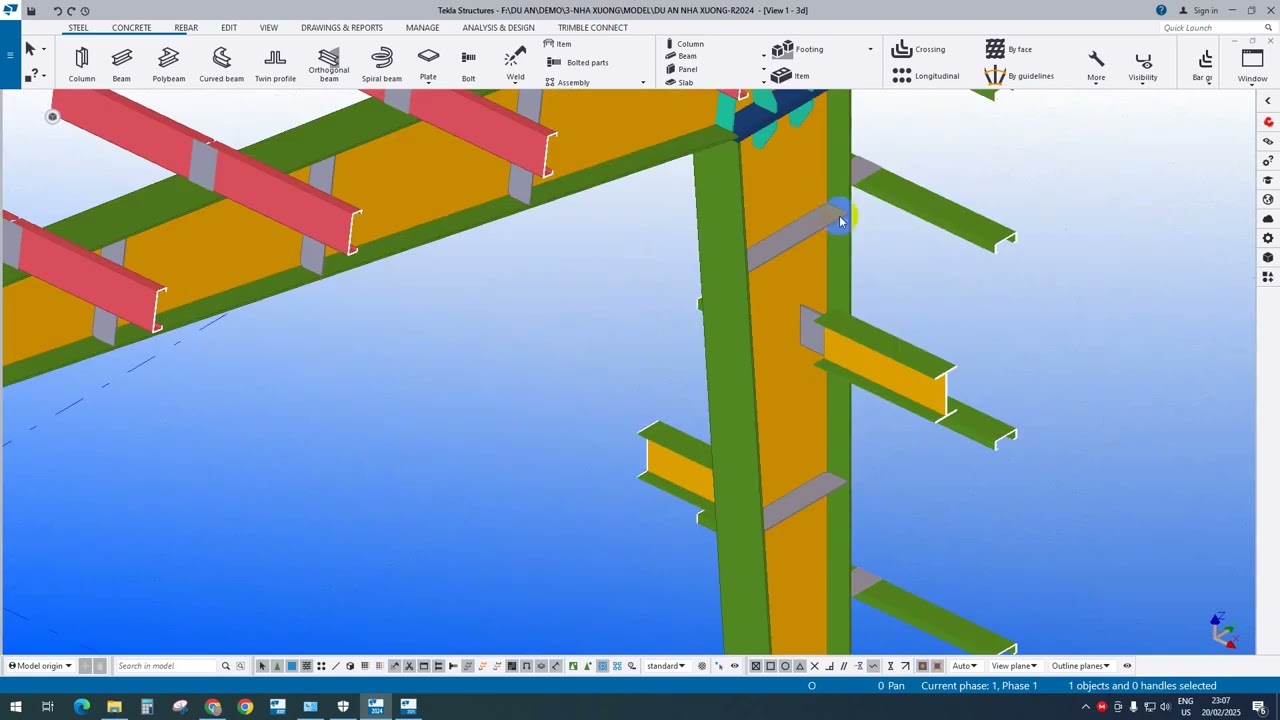 Hướng dẫn tải và cài đặt Tekla Structures 2025 RC và so sánh Assembly Comparator vs Compare