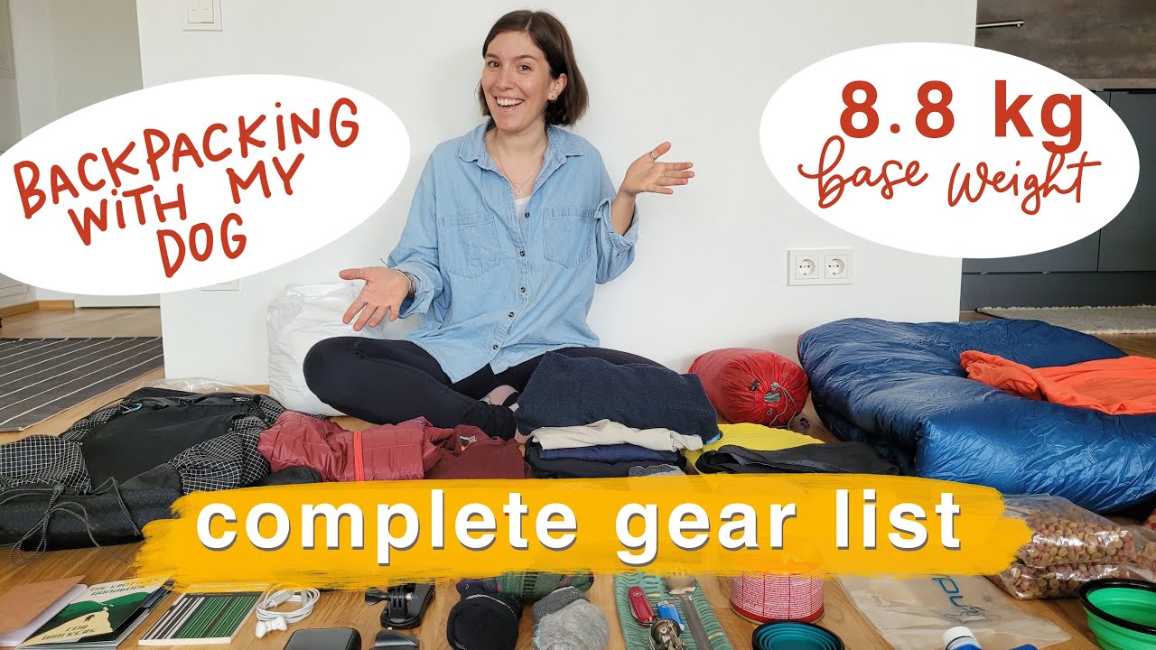 Thru-hiking #jogle with my dog: full gear list - 8.8kg base weight (incl. dog gear)