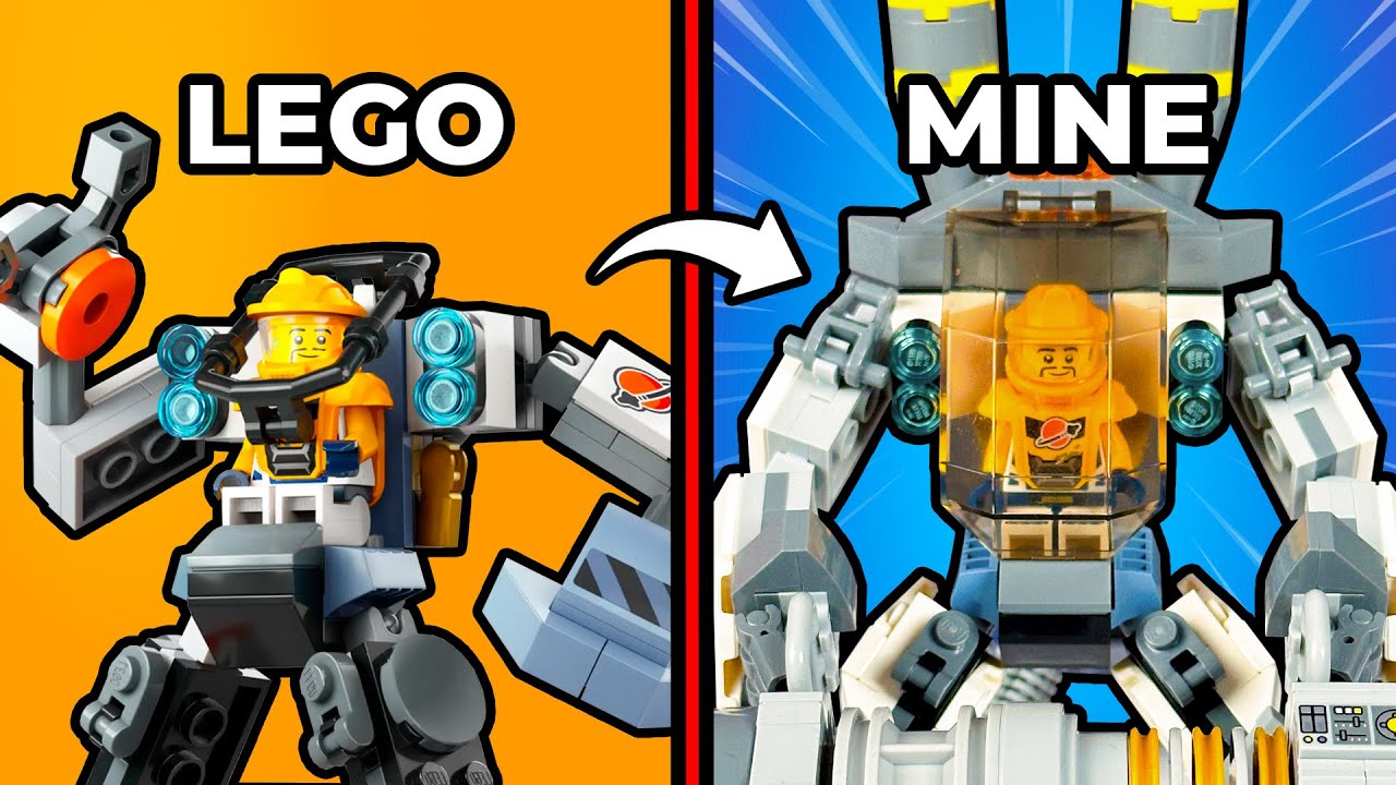 Я починил космические механизмы LEGO