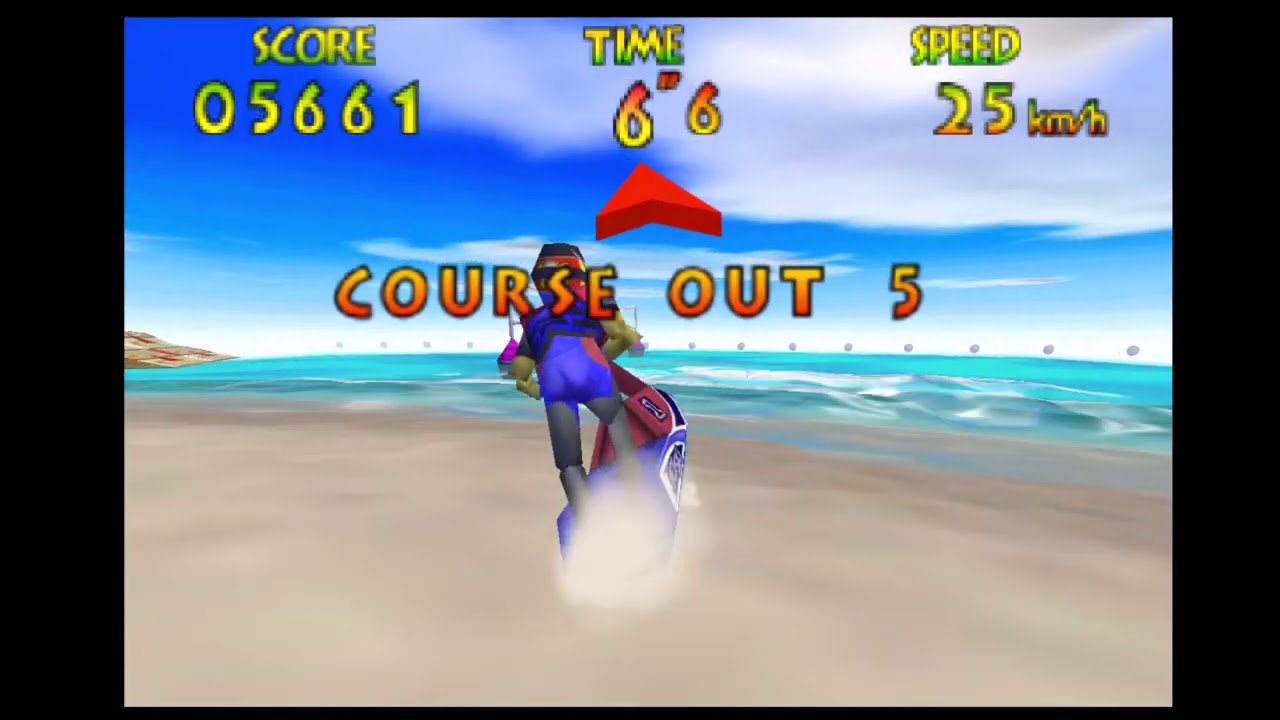 Wave Race (EMU-PAL) Dolphin Park Stunt Mode