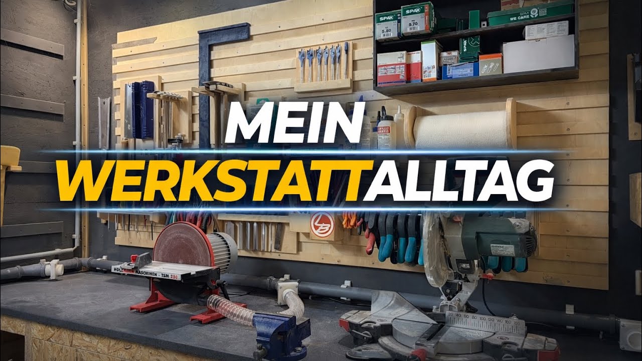 🔨 Mein Werkstatt-Alltag | Neue Projekte & Ordnung in der Werkstatt