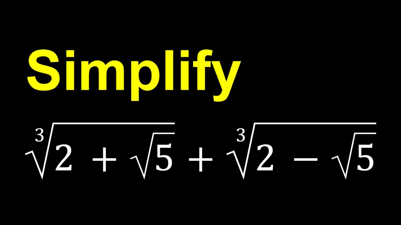 Simplifying a Golden Radical Expression in Three Ways
