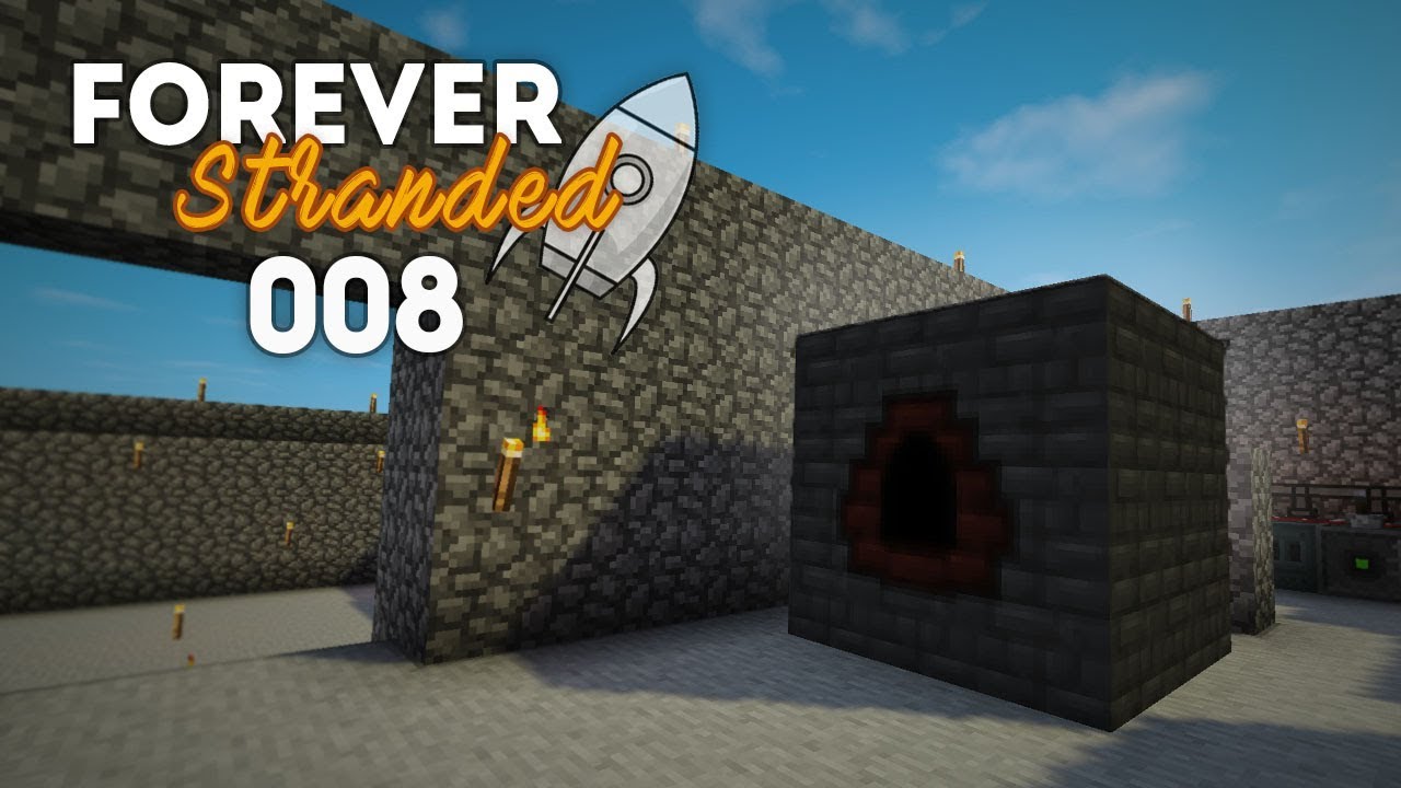 Forever Stranded Lets Play EP8 | Coke Oven + Blast Furnace! (Modded Minecraft)