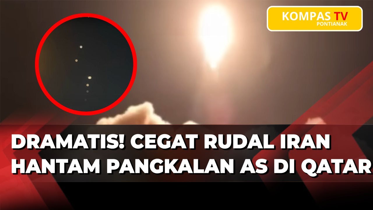Dramatis! Iran Tembakkan 19 Rudal ke Pangkalan Militer AS di Qatar, 18 Rudal Berhasil Dicegat!