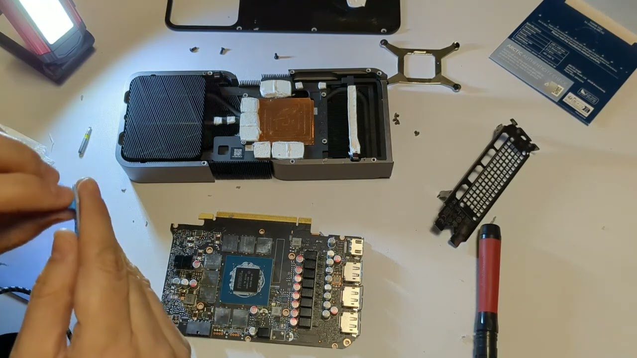 RTX 3070 FE, changement pâte thermique.